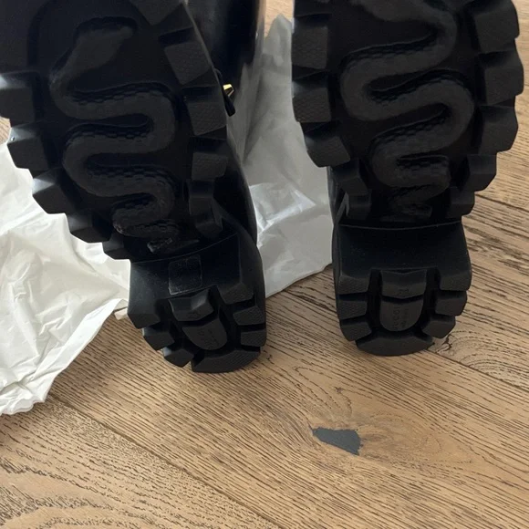 Gucci Horsebit Elegant Black Rain Boots - Picture 6 of 12